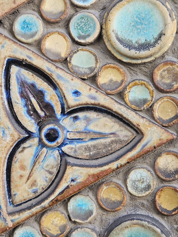 Paris Architecture Tile Detail